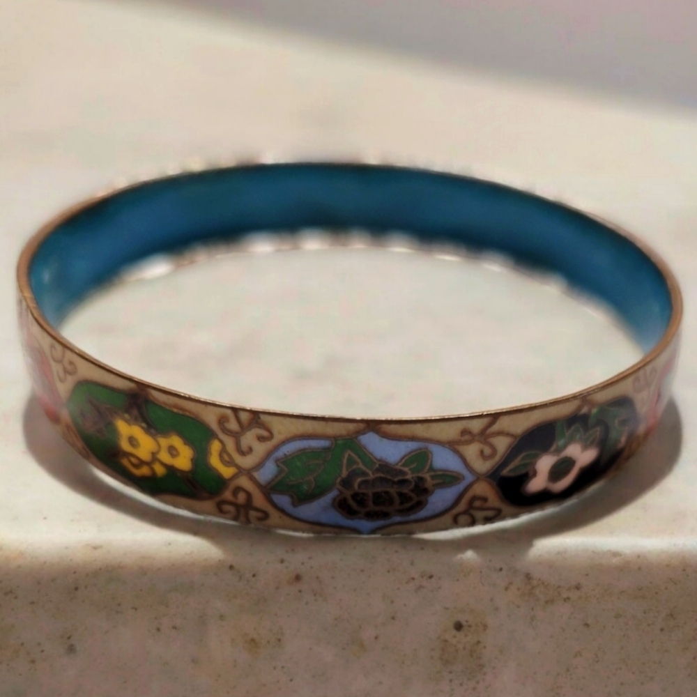 Chinese Enamel Cloisonne Bracelet
